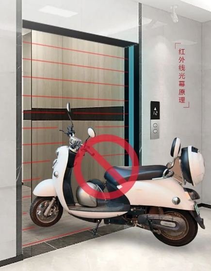 電動車進入轎廂