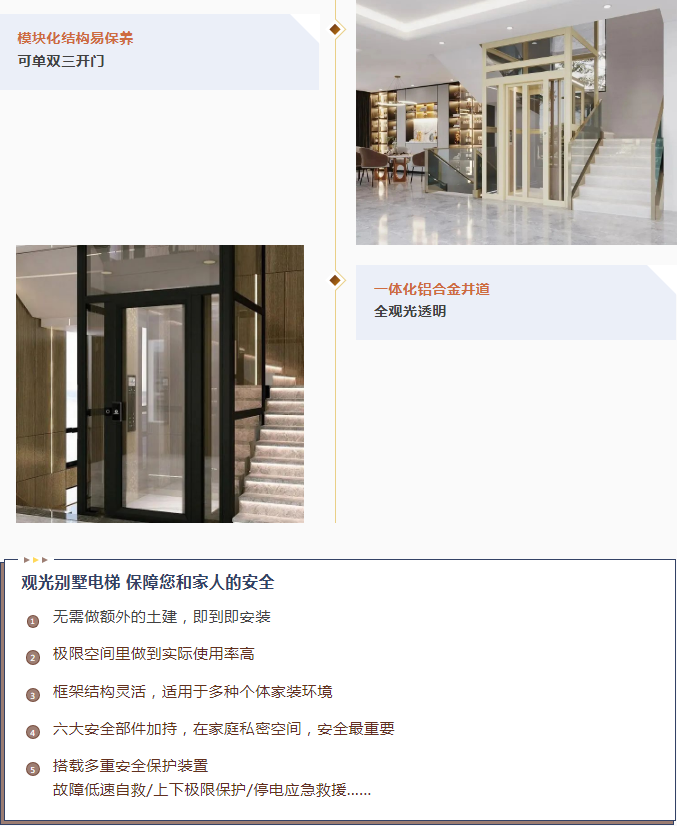 法立奧告訴你為何選擇觀光別墅電梯